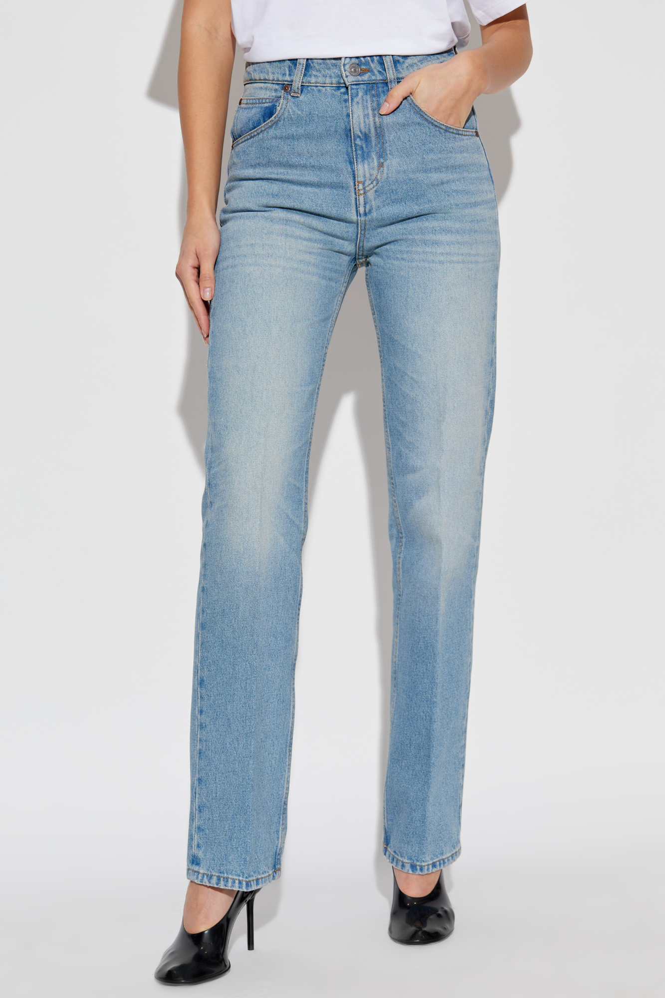 デニム・ジーパン VICTORIA BECKHAM Women Denim Pants 1125DJE005218NWHITE デニム・ジーパン VICTORIA BECKHAM Women Denim Pants